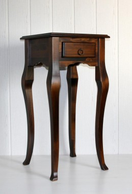 Massivholz Wandtisch Telefontisch Beistelltisch 80x39 Holz massiv kolonial